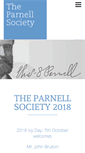 Mobile Screenshot of parnellsociety.com